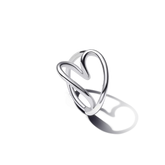 Pandora Herz Silberring - 193288C00